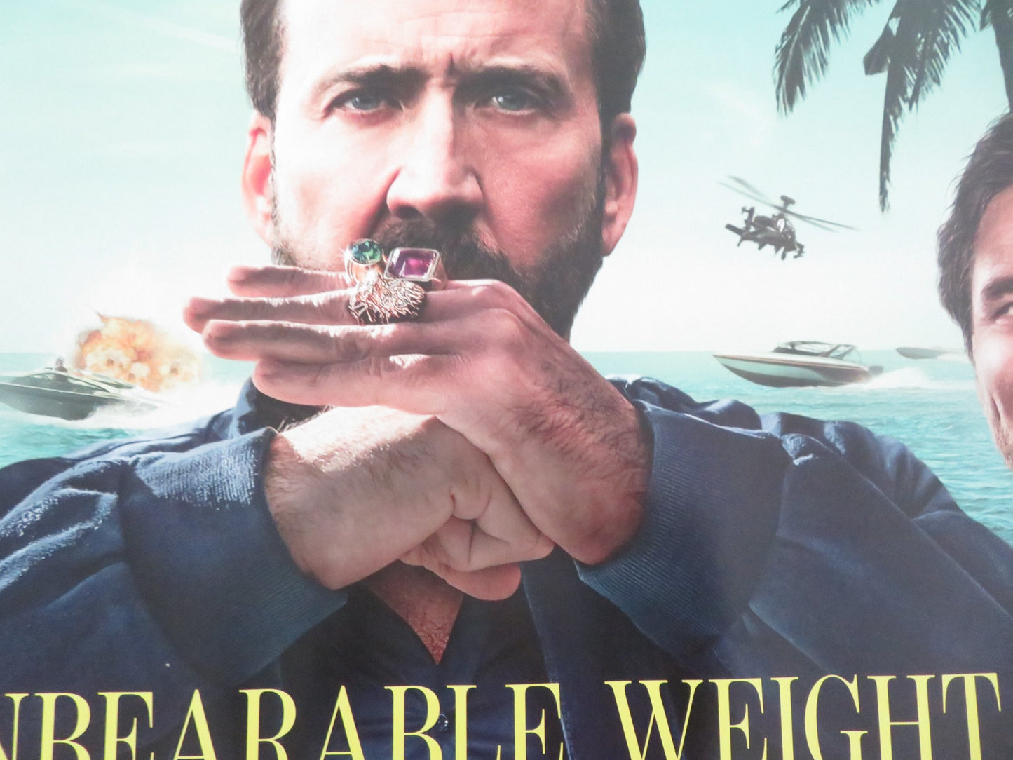 THE UNBEARABLE WEIGHT OF MASSIVE TALENT UK QUAD ROLLED POSTER NICOLAS CAGE 2022 - Rendezvous Cinema