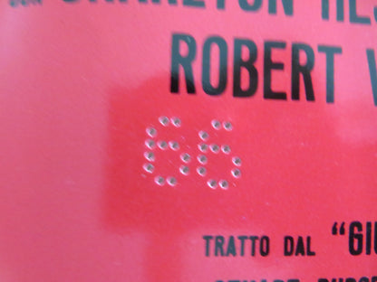 JULIUS CAESAR - D ITALIAN FOTOBUSTA POSTER CHARLTON HESTON DIANA RIGG 1971 - Rendezvous Cinema