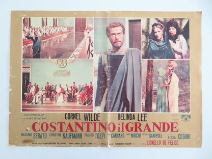 CONSTANTINE AND THE CROSS - A ITALIAN FOTOBUSTA POSTER CORNEL WILDE 1961 - Rendezvous Cinema