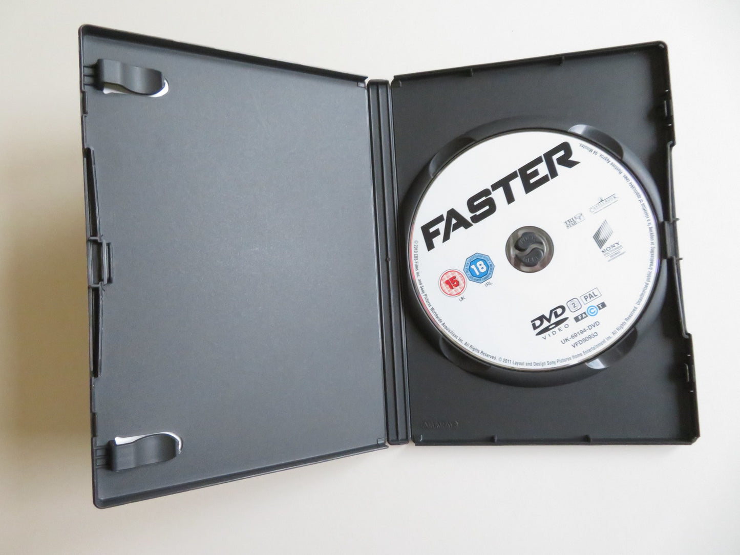 FASTER (DVD) DWAYNE JOHNSON BILLY BOB THORNTON 2010 REGION 2