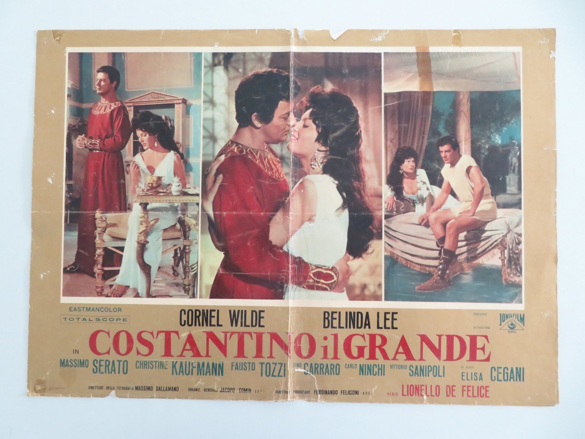 CONSTANTINE AND THE CROSS - B ITALIAN FOTOBUSTA POSTER CORNEL WILDE 1961 - Rendezvous Cinema
