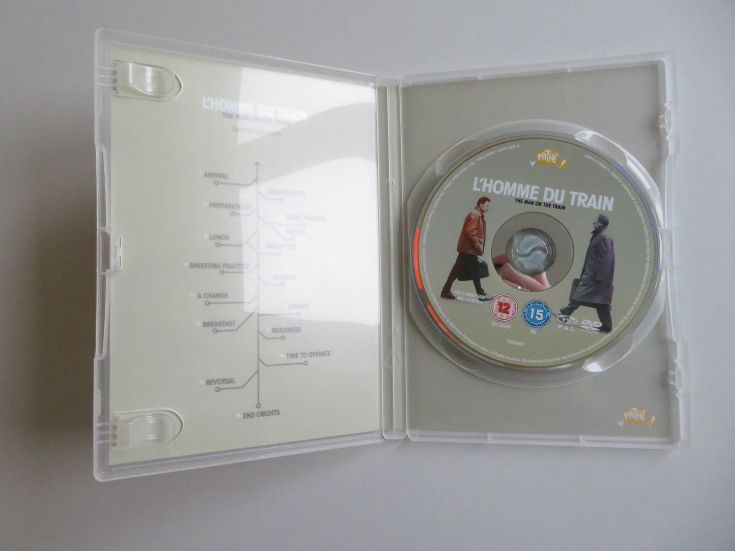 L'HOMME DU TRAIN (DVD) JEAN ROCHFORT JOHNNY HALLYDAY 2002 REGION 2