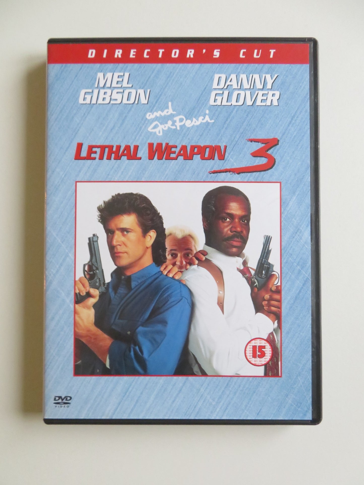 LETHAL WEAPON 3 (DVD) MEL GIBSON DANNY GLOVER 1992 REGION 2