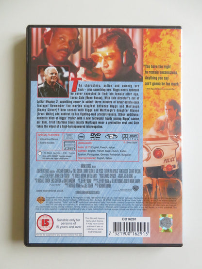 LETHAL WEAPON 3 (DVD) MEL GIBSON DANNY GLOVER 1992 REGION 2