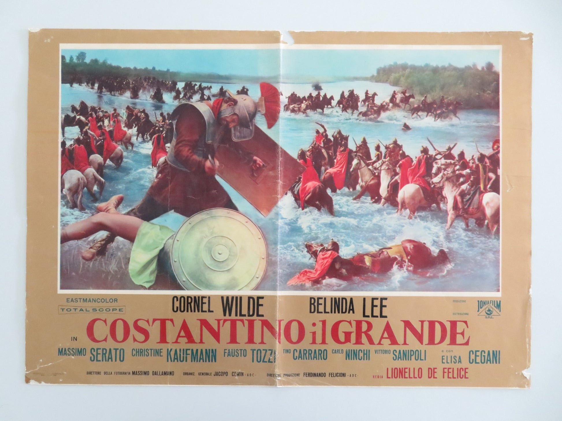 CONSTANTINE AND THE CROSS - C ITALIAN FOTOBUSTA POSTER CORNEL WILDE 1961 - Rendezvous Cinema