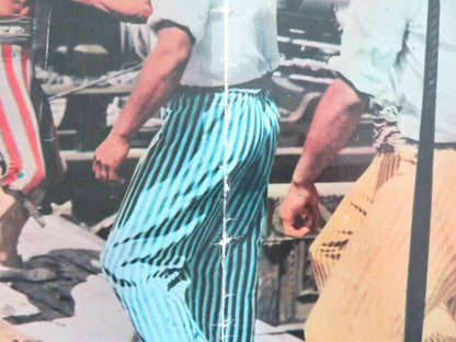 THE CRIMSON PIRATE - A ITALIAN FOTOBUSTA POSTER BURT LANCASTER NICK CRAVAT 1952 - Rendezvous Cinema