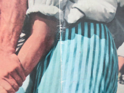 THE CRIMSON PIRATE - D ITALIAN FOTOBUSTA POSTER BURT LANCASTER NICK CRAVAT 1952 - Rendezvous Cinema