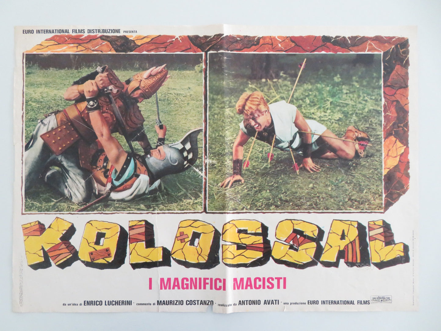 KOLOSSAL I MAGNIFICI MACISTI - D ITALIAN FOTOBUSTA POSTER CHELO ALONSO 1977 - Rendezvous Cinema