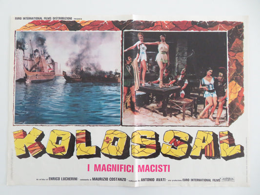 KOLOSSAL I MAGNIFICI MACISTI - E ITALIAN FOTOBUSTA POSTER CHELO ALONSO 1977 - Rendezvous Cinema