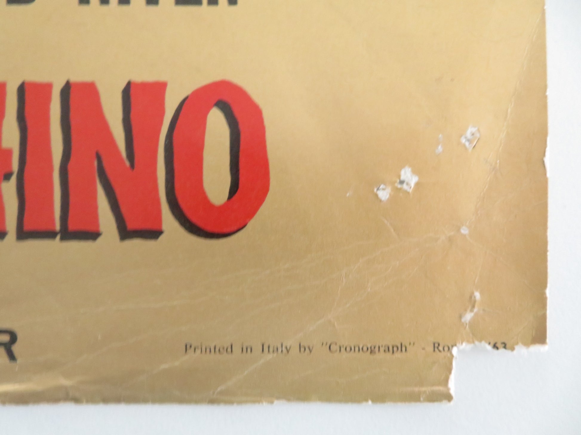 55 DAYS AT PEKING ITALIAN FOTOBUSTA POSTER CHARLTON HESTON DAVID NIVEN 1963 - Rendezvous Cinema