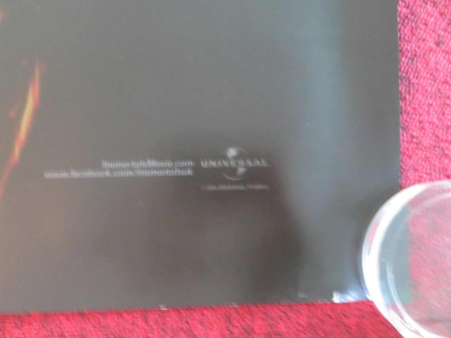 IMMORTALS - B UK QUAD ROLLED POSTER HENRY CAVILL MICKEY ROURKE 2011 Movie posters