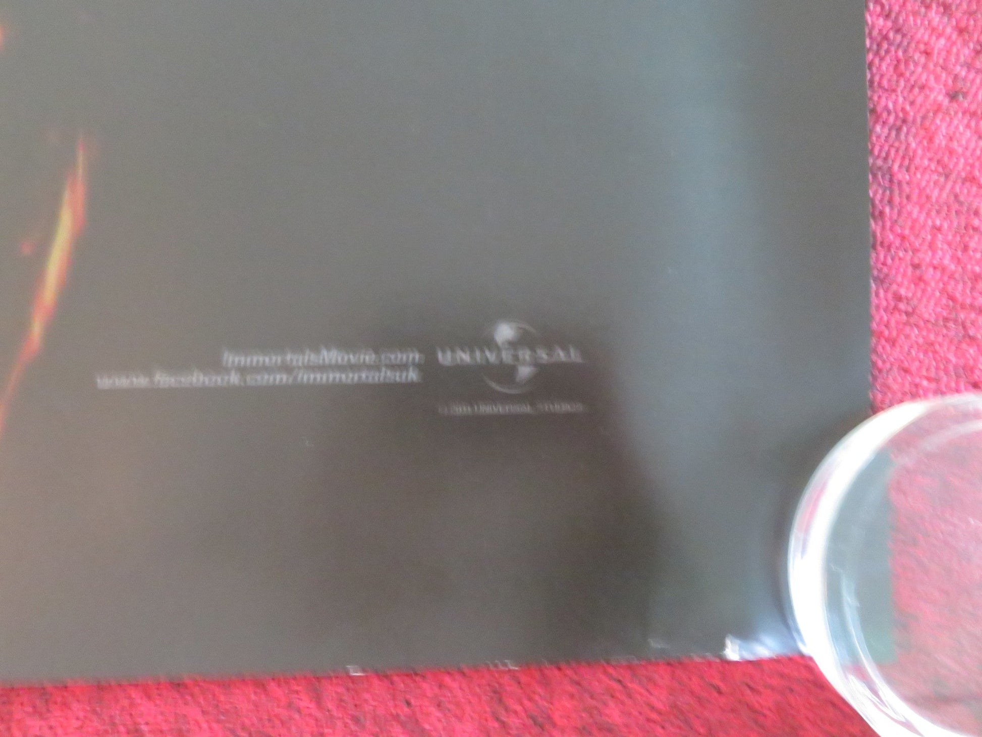 IMMORTALS - B UK QUAD ROLLED POSTER HENRY CAVILL MICKEY ROURKE 2011 Movie posters