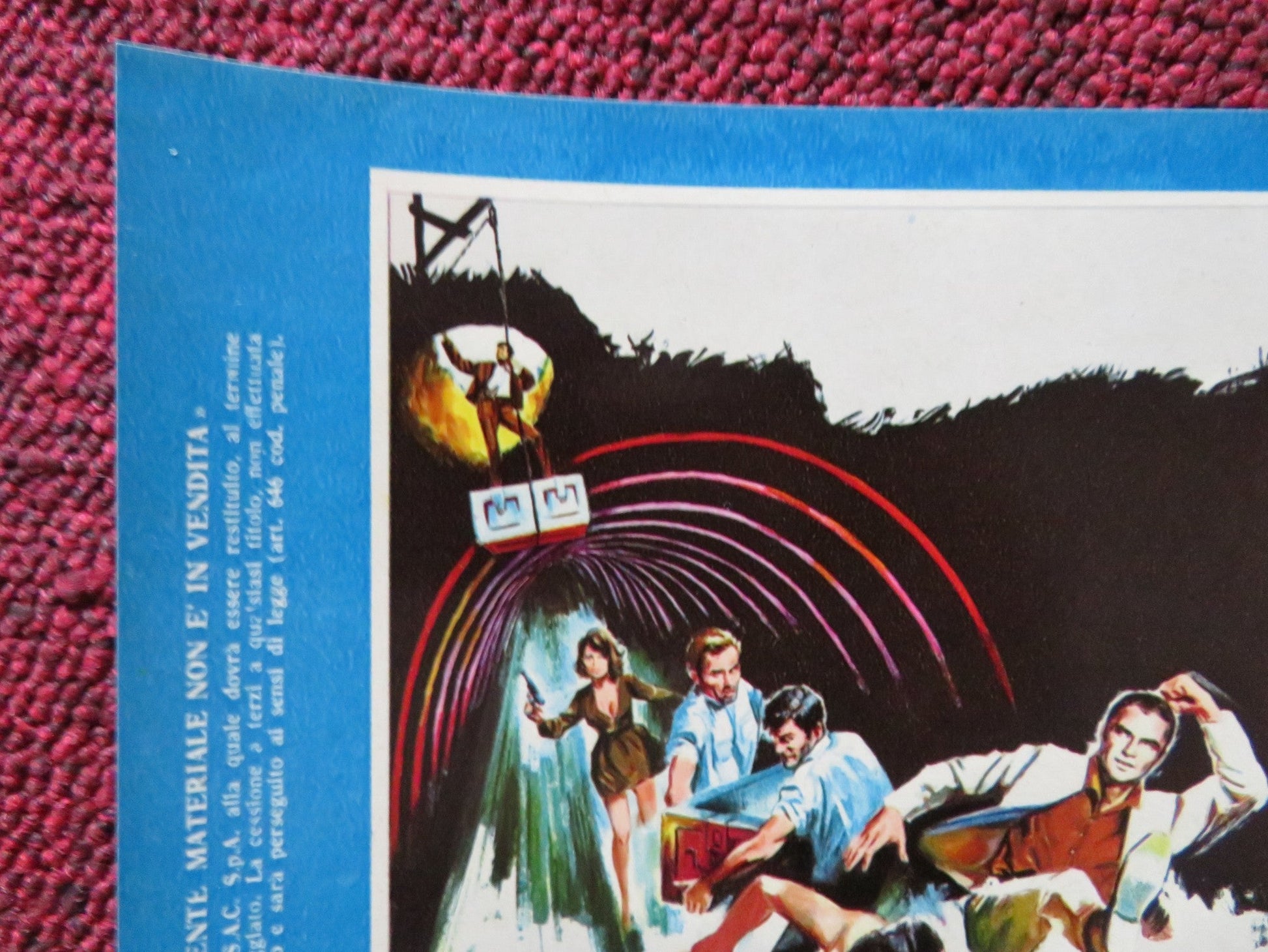 IMPASSE - D ITALIAN FOTOBUSTA POSTER BURT REYNOLDS ANNE FRANCIS 1969 Rendezvous Cinema Movie posters