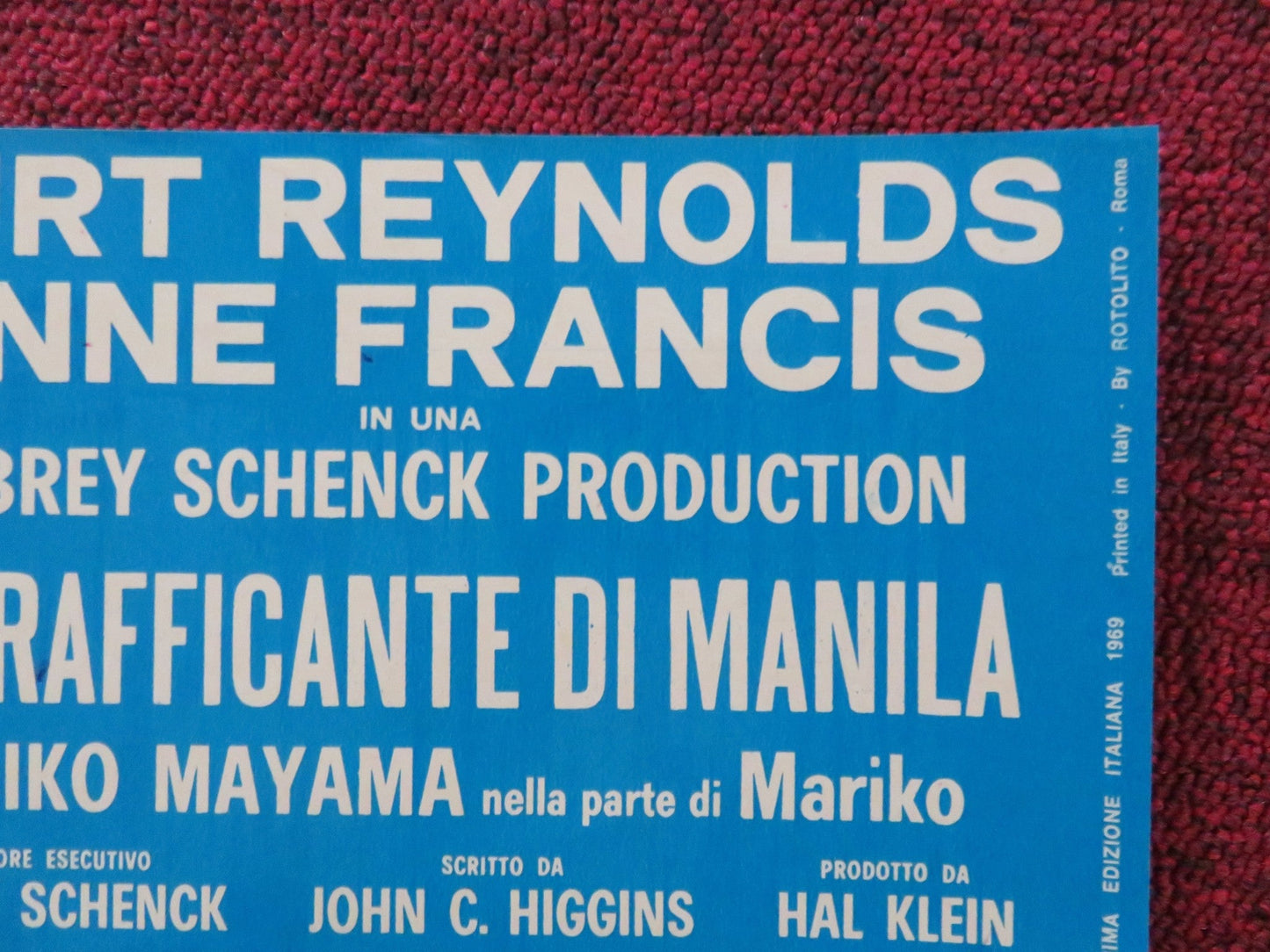 IMPASSE - G ITALIAN FOTOBUSTA POSTER BURT REYNOLDS ANNE FRANCIS 1969 Rendezvous Cinema Movie posters