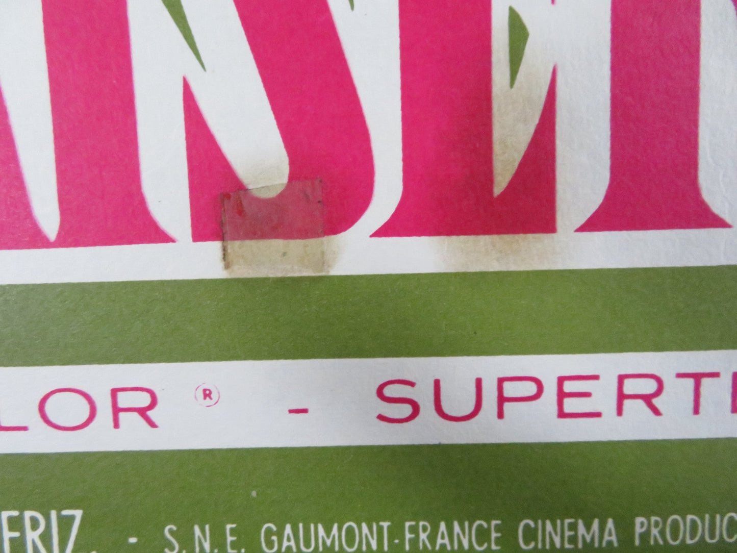 IMPERIAL VENUS - B GERMAN A1 POSTER FOLDED GINA LOLLOBRIGIDA STEPHEN BOYD 1964 Rendezvous Cinema Movie posters