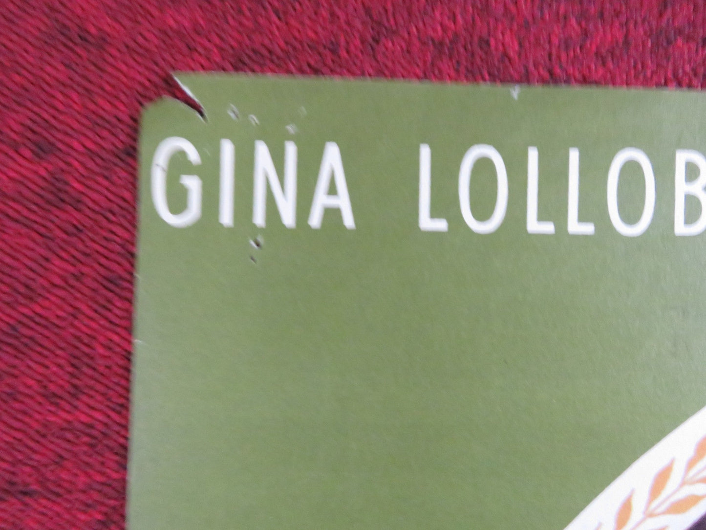 IMPERIAL VENUS - B GERMAN A1 POSTER FOLDED GINA LOLLOBRIGIDA STEPHEN BOYD 1964 Rendezvous Cinema Movie posters