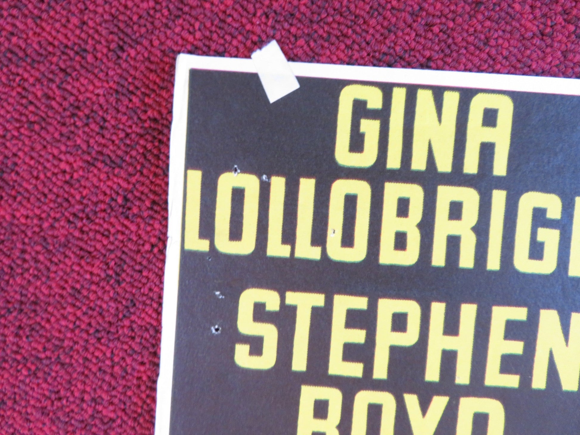 IMPERIAL VENUS GERMAN A1 POSTER FOLDED GINA LOLLOBRIGIDA STEPHEN BOYD 1964 Rendezvous Cinema Movie posters