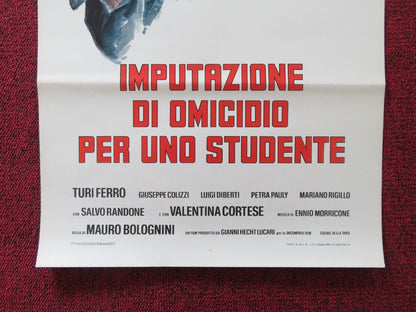 IMPUTAZIONE DI OMICIDIO PER UNO STUDENTE ITALIAN LOCANDINA POSTER RANIERI 1971 Rendezvous Cinema Movie posters