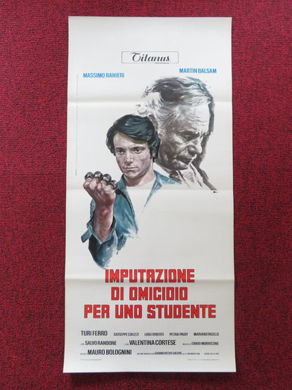 IMPUTAZIONE DI OMICIDIO PER UNO STUDENTE ITALIAN LOCANDINA POSTER RANIERI 1971 Rendezvous Cinema Movie posters