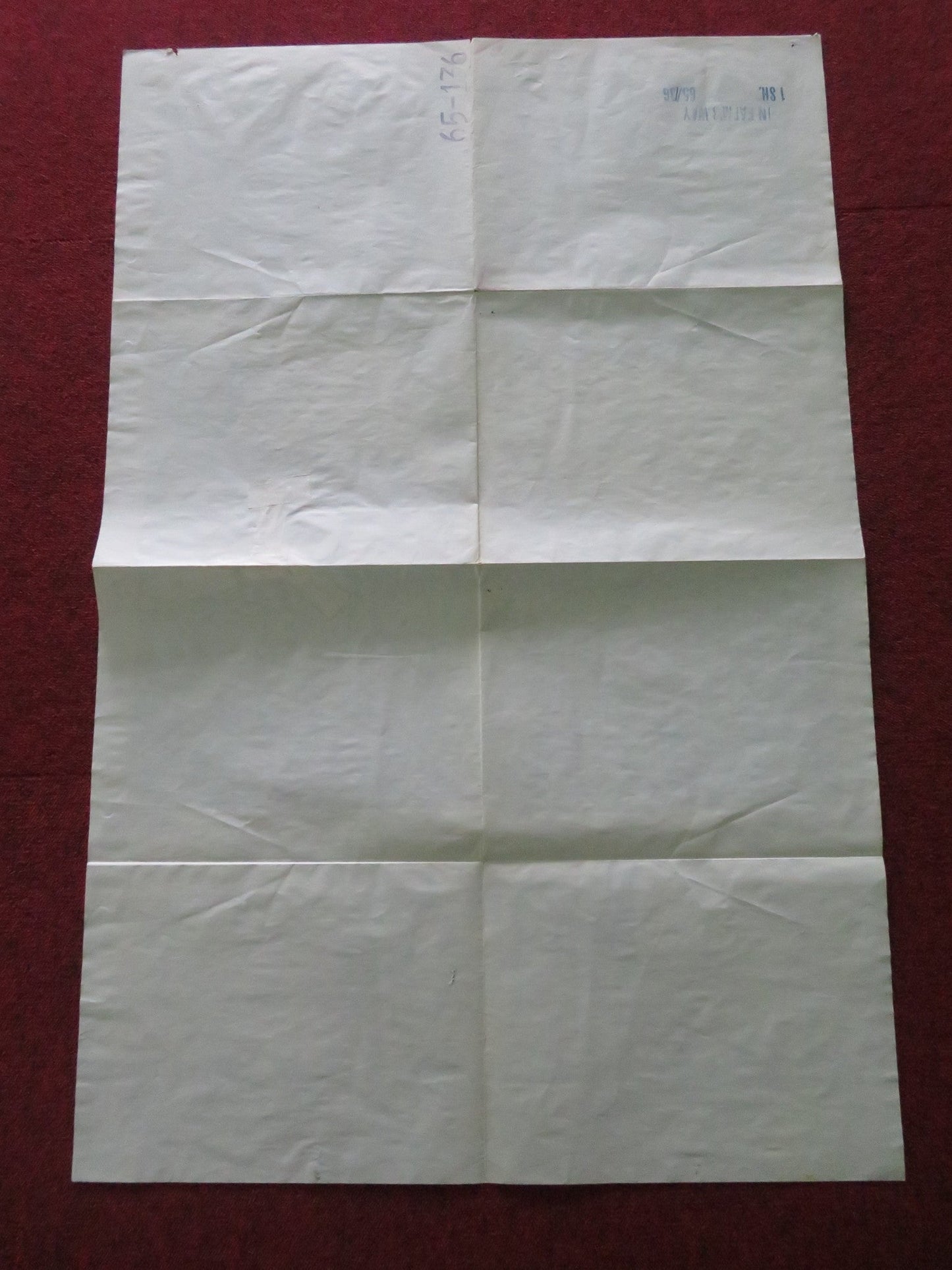 IN HARM'S WAY FOLDED US ONE SHEET POSTER JOHN WAYNE KIRK DOUGLAS 1965 - Rendezvous Cinema