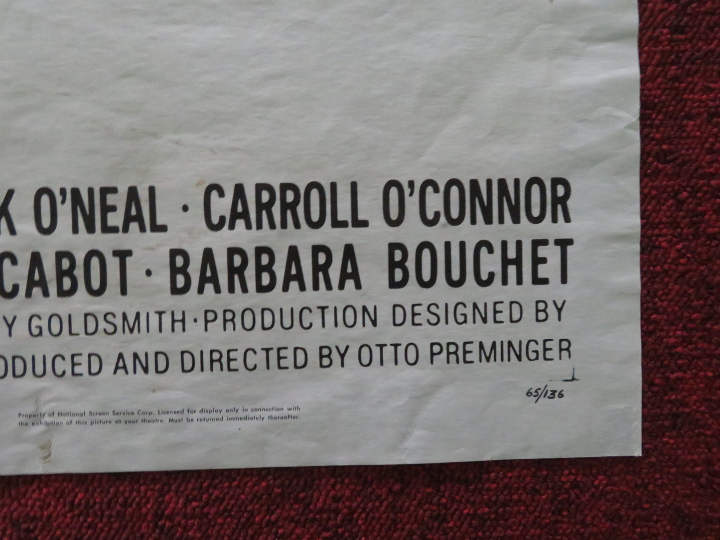 IN HARM'S WAY FOLDED US ONE SHEET POSTER JOHN WAYNE KIRK DOUGLAS 1965 - Rendezvous Cinema