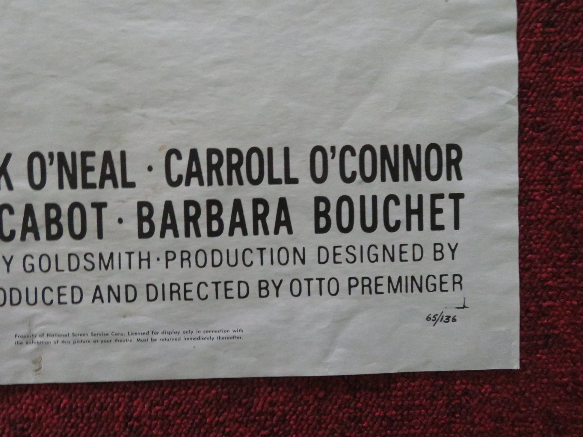 IN HARM'S WAY FOLDED US ONE SHEET POSTER JOHN WAYNE KIRK DOUGLAS 1965 - Rendezvous Cinema