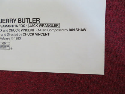 IN LOVE US TRI FOLDED ONE SHEET ROLLED POSTER KELLY NICHOLS JERRY BUTLER 1983 Rendezvous Cinema Movie posters