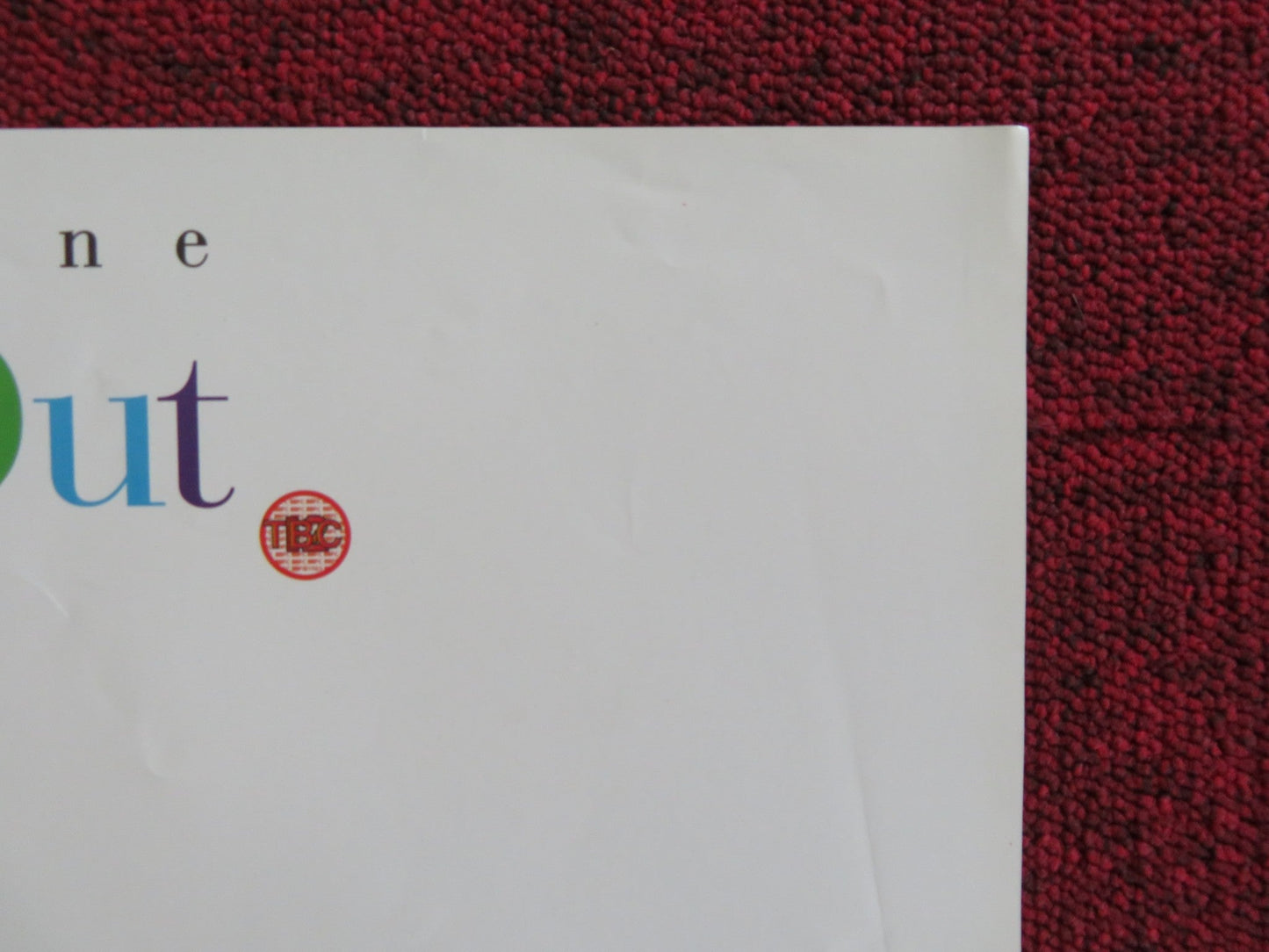 IN & OUT VHS VIDEO POSTER KEVIN KLINE JOAN CUSACK 1997 Rendezvous Cinema Movie posters