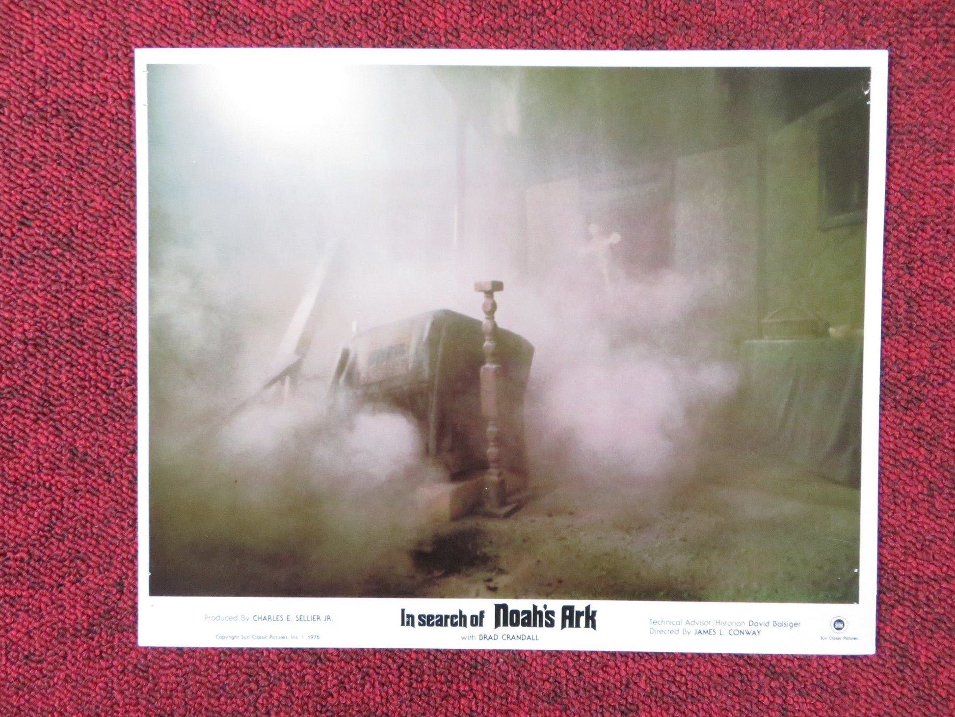 IN SEARCH OF NOAH'S ARK - B LOBBY CARD VERN ADIX MELVIN COOK 1976 Rendezvous Cinema Movie posters