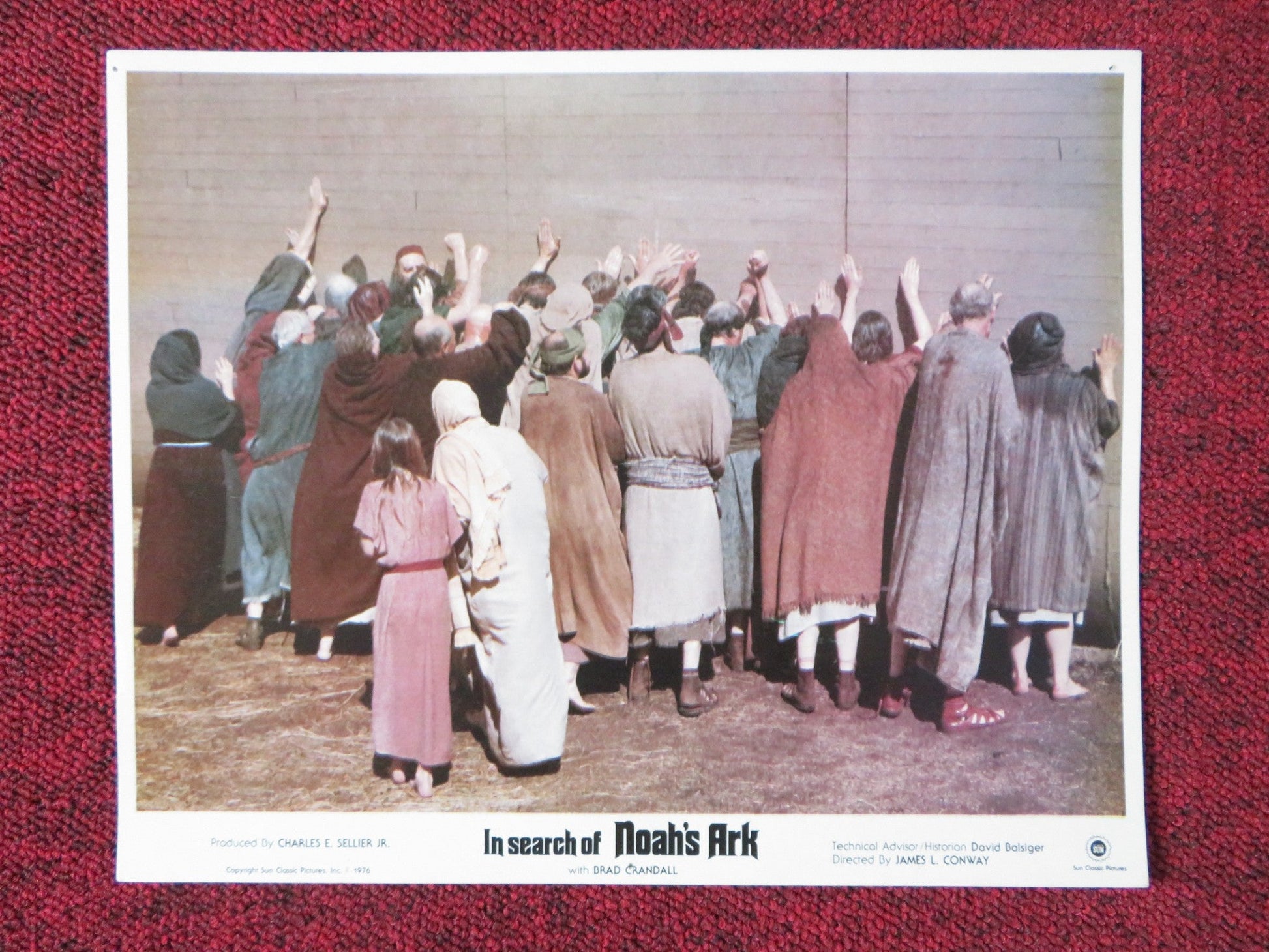 IN SEARCH OF NOAH'S ARK LOBBY CARD VERN ADIX MELVIN COOK 1976 Rendezvous Cinema Movie posters