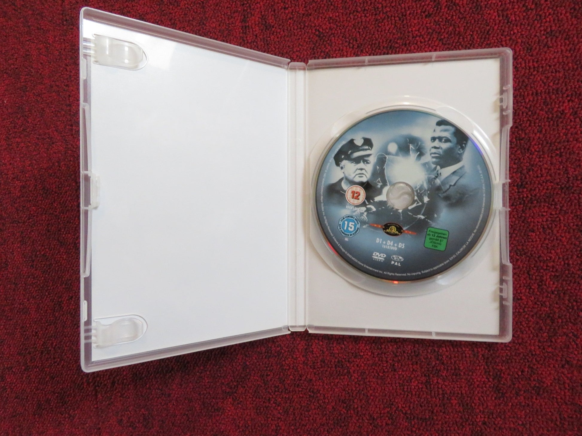 IN THE HEAT OF THE NIGHT (DVD) SIDNEY POITIER ROD STEIGER 1967 REGION 2 Rendezvous Cinema Movie posters