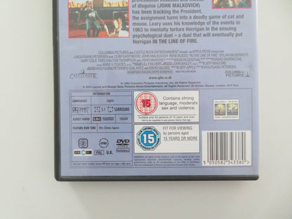 IN THE LINE OF FIRE (DVD) CLINT EASTWOOD JOHN MALKOVICH 1993 REGION 2 Movie posters