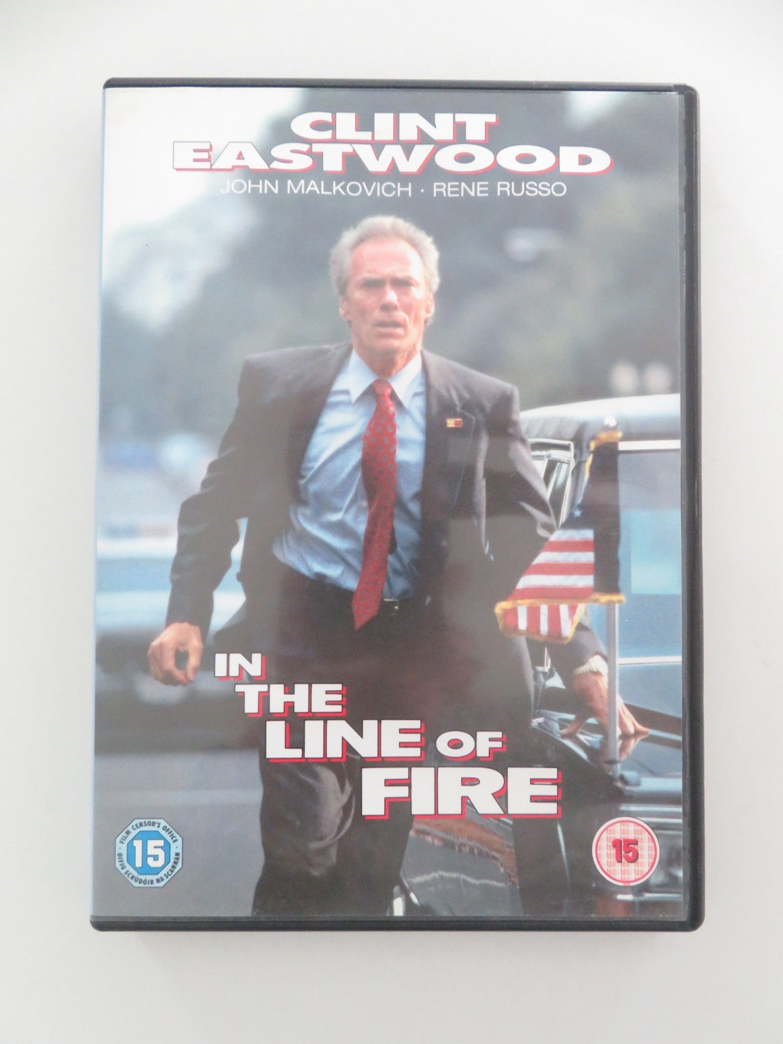 IN THE LINE OF FIRE (DVD) CLINT EASTWOOD JOHN MALKOVICH 1993 REGION 2 Movie posters