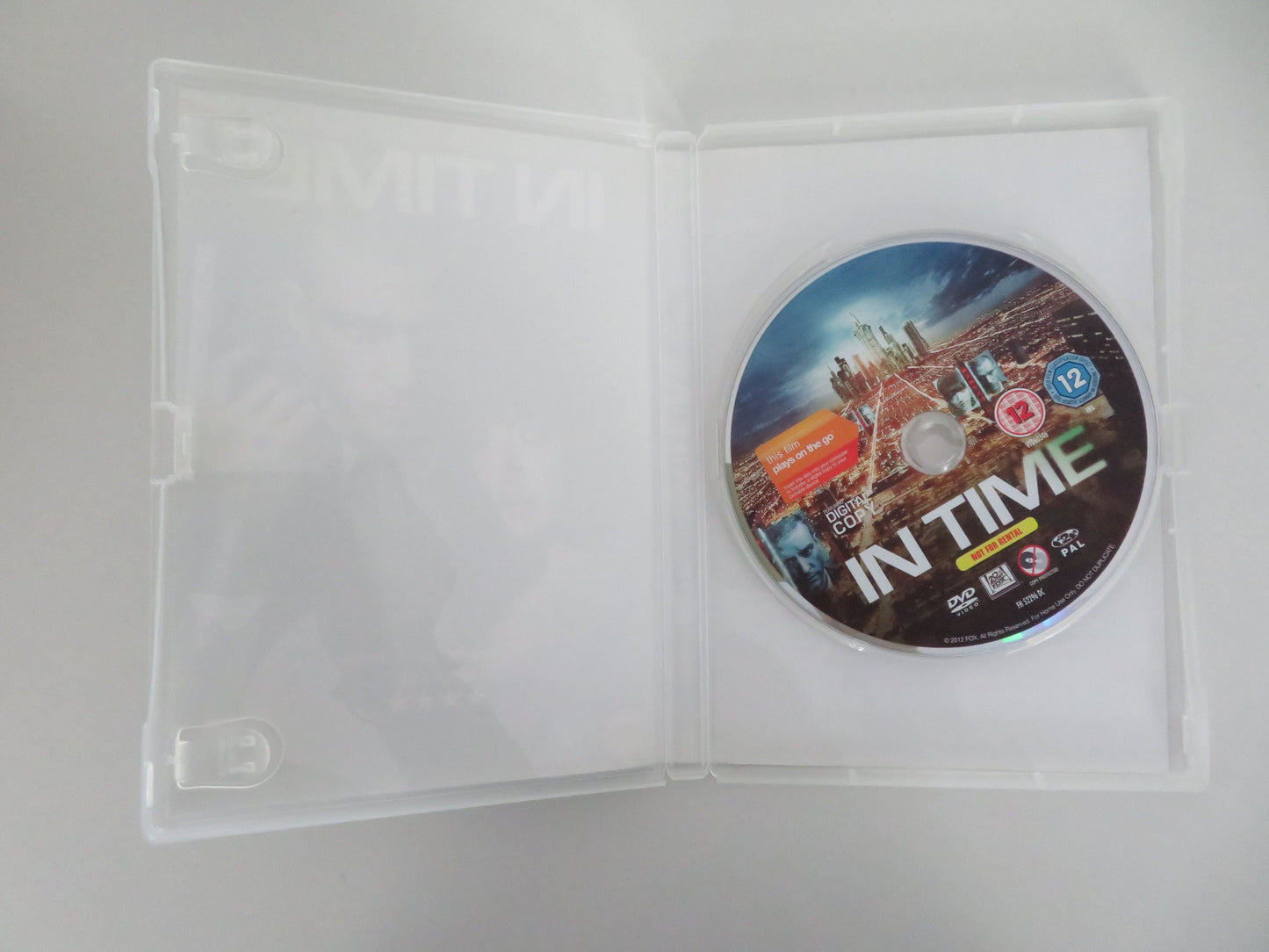 In Time (DVD) Justin Timberlake Amanda Seyfried 2011 Region 2 Movie posters