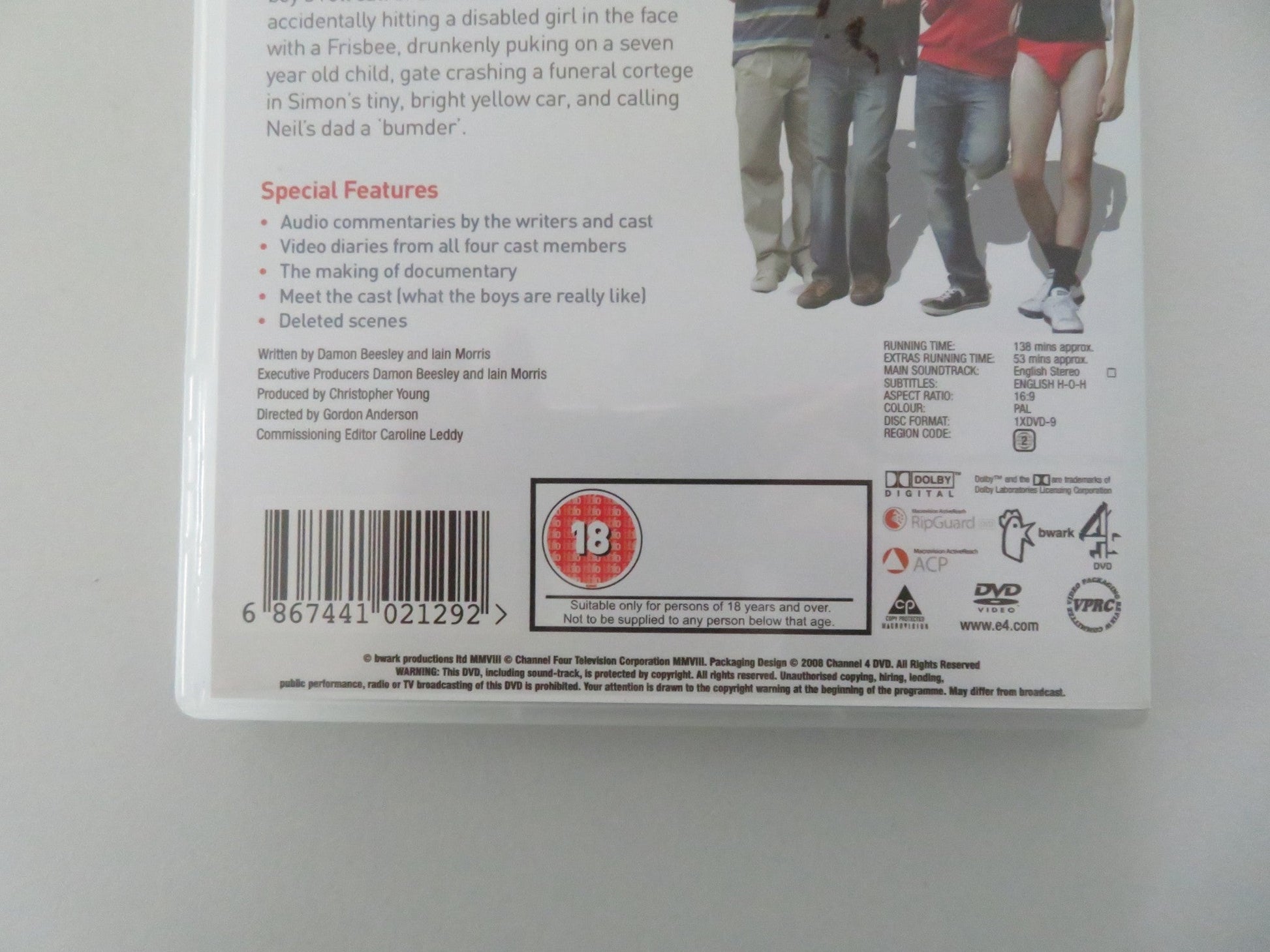 Inbetweeners (DVD) Simon Bird James Buckley 2008 Region 2 Movie posters