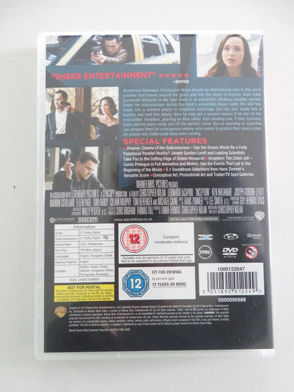Inception - Two Disc Special Edition (DVD) Leonardo DiCaprio 2010 Region 2 Movie posters