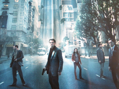 INCEPTION UK QUAD ROLLED POSTER LEONARDO DICAPRIO JOSEPH GORDON - LEVITT 2010 Rendezvous Cinema Movie posters