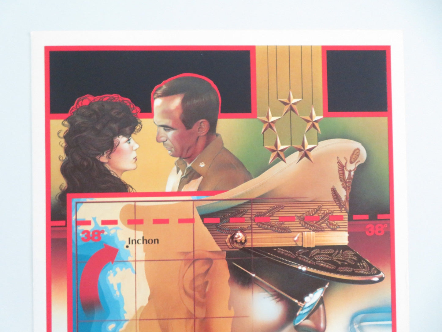 INCHON US INSERT POSTER LAURENCE OLIVIER JACQUELINE BISSET 1982 Movie posters