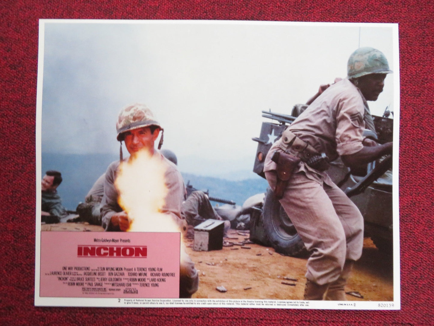 INCHON US LOBBY CARD FULL SET LAURENCE OLIVIER JACQUELINE BISSET 1982 Rendezvous Cinema Movie posters