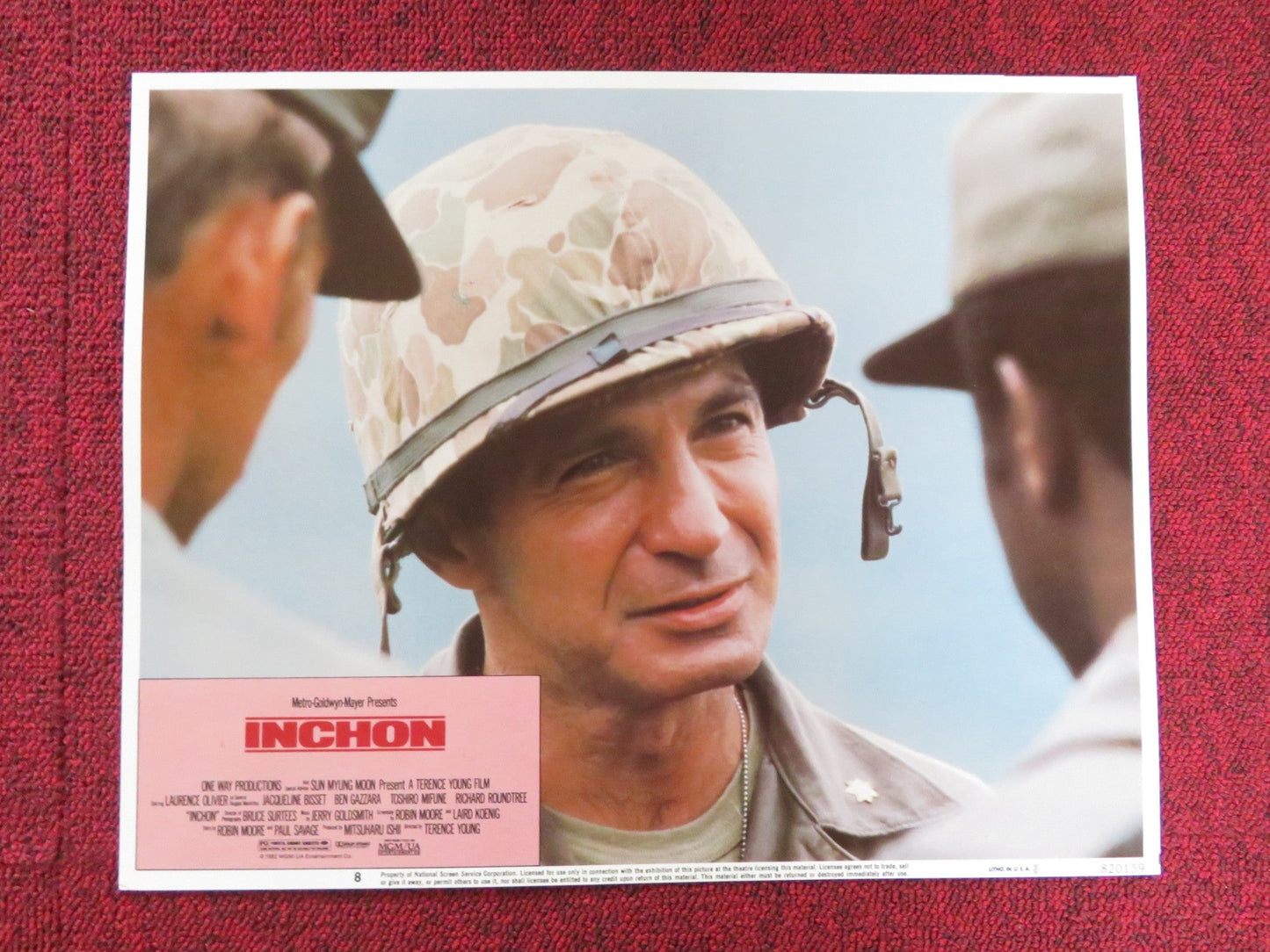 INCHON US LOBBY CARD FULL SET LAURENCE OLIVIER JACQUELINE BISSET 1982 Rendezvous Cinema Movie posters