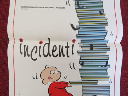 INCIDENTI ITALIAN LOCANDINA POSTER LANDO BUZZANCA SILVIA FERRERI 2005 Rendezvous Cinema Movie posters