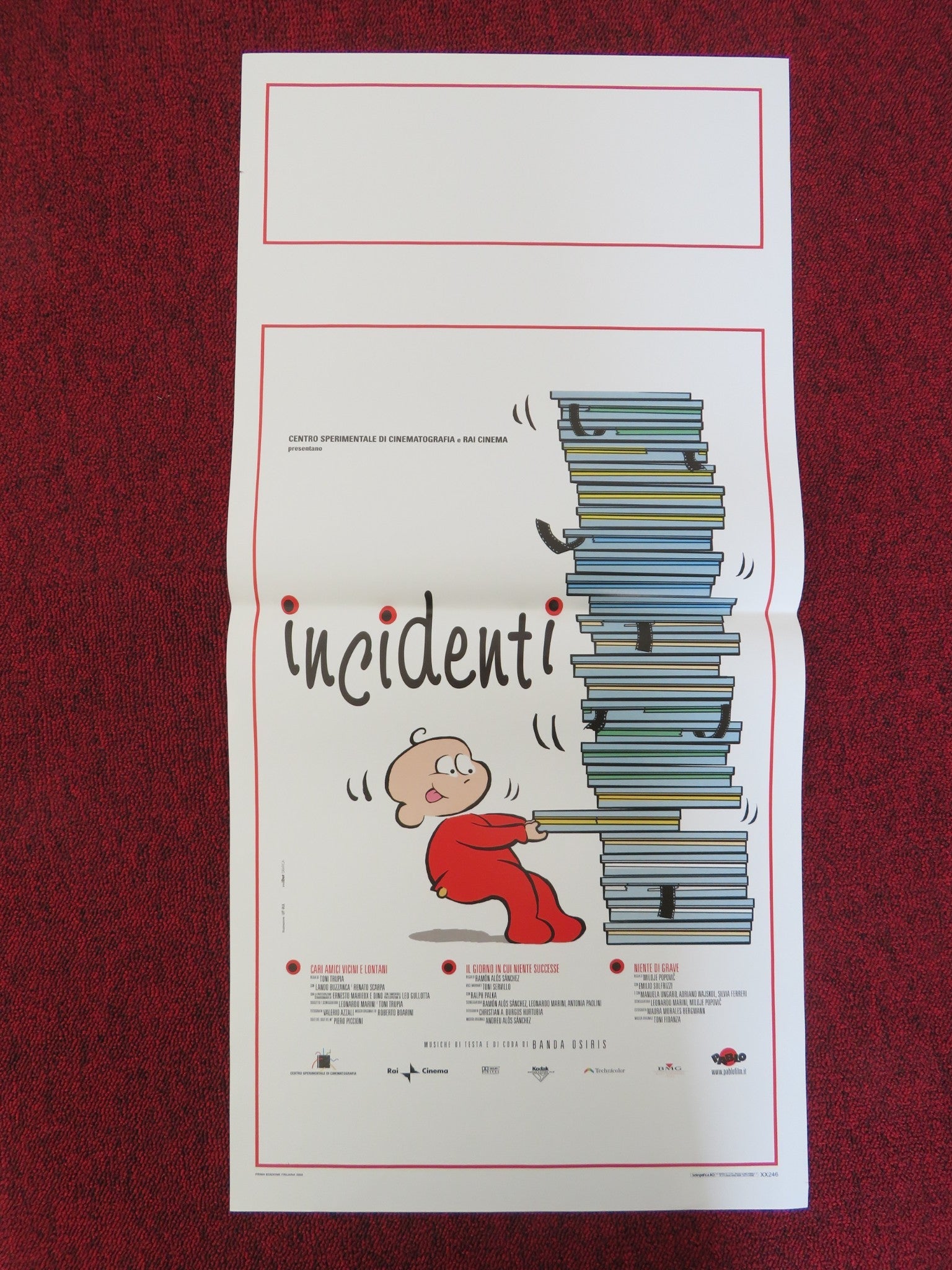 INCIDENTI ITALIAN LOCANDINA POSTER LANDO BUZZANCA SILVIA FERRERI 2005 Rendezvous Cinema Movie posters
