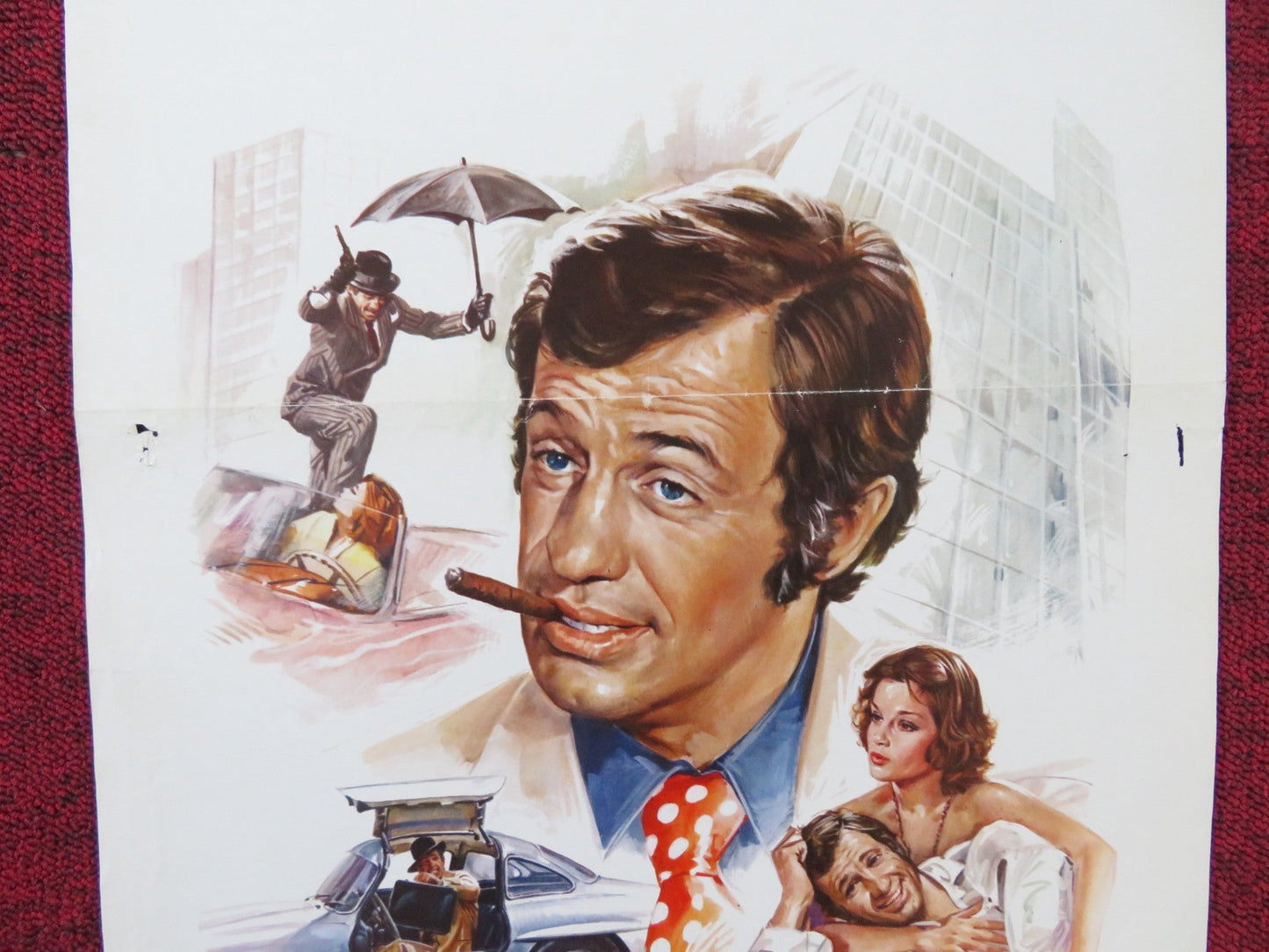 INCORRIGIBLE ITALIAN LOCANDINA POSTER JEAN - PAUL BELMONDO GENEVIEVE BUJOLD 1975 Rendezvous Cinema Movie posters