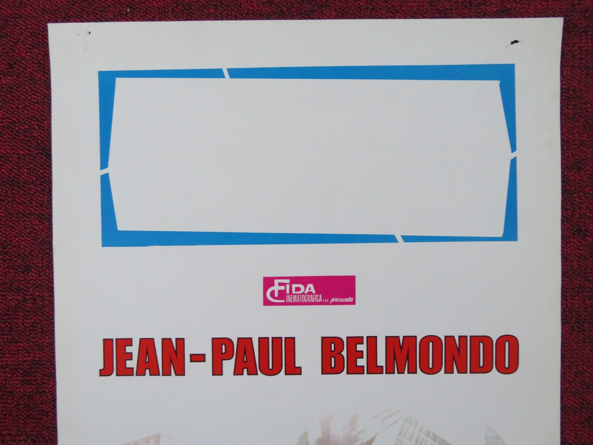 INCORRIGIBLE ITALIAN LOCANDINA POSTER JEAN - PAUL BELMONDO GENEVIEVE BUJOLD 1975 Rendezvous Cinema Movie posters