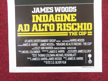INDAGINE AD ALTO RISCHIO ITALIAN LOCANDINA POSTER JAMES WOODS 1988 Rendezvous Cinema Movie posters