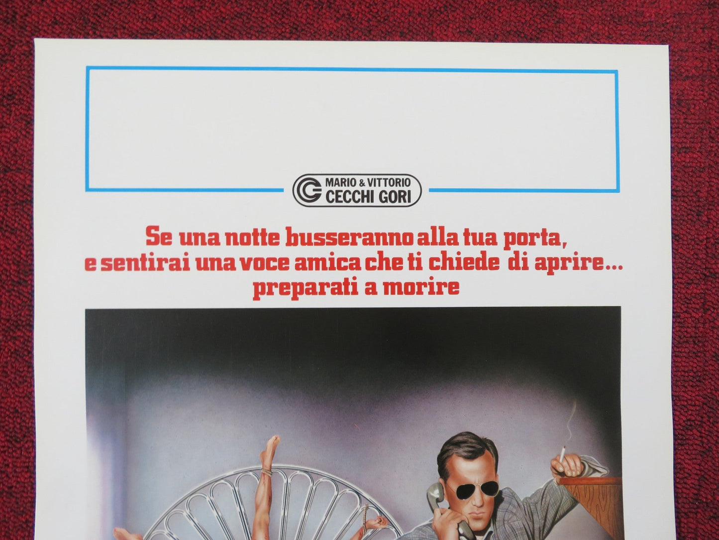 INDAGINE AD ALTO RISCHIO ITALIAN LOCANDINA POSTER JAMES WOODS 1988 Rendezvous Cinema Movie posters