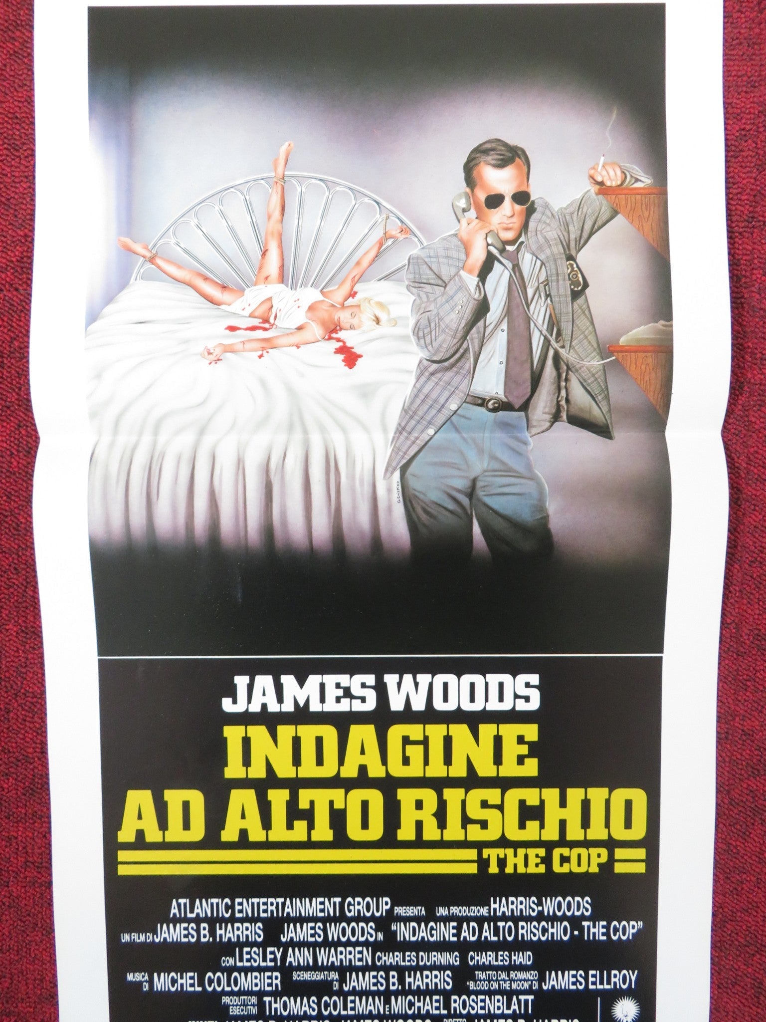 INDAGINE AD ALTO RISCHIO ITALIAN LOCANDINA POSTER JAMES WOODS 1988 Rendezvous Cinema Movie posters