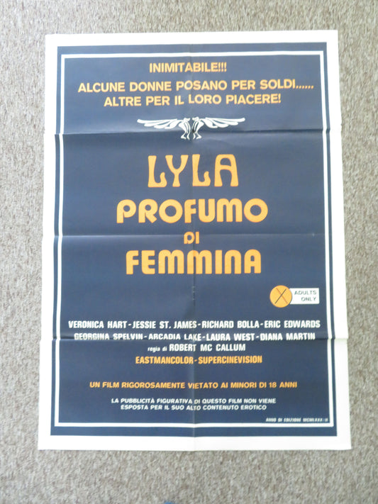 Indecent Exposure Italian 2 Foglio Poster Veronica Hart Jesie St. James 1982 Movie posters