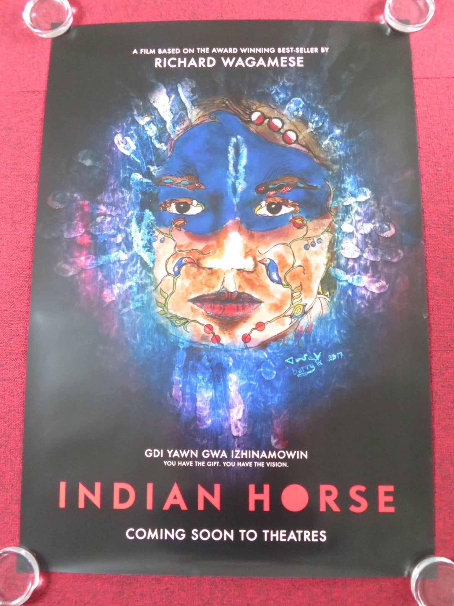 INDIAN HORSE US ONE SHEET ROLLED POSTER AJUAWAK KAPASHESIT WAYNE BAKER 2017 Rendezvous Cinema Movie posters