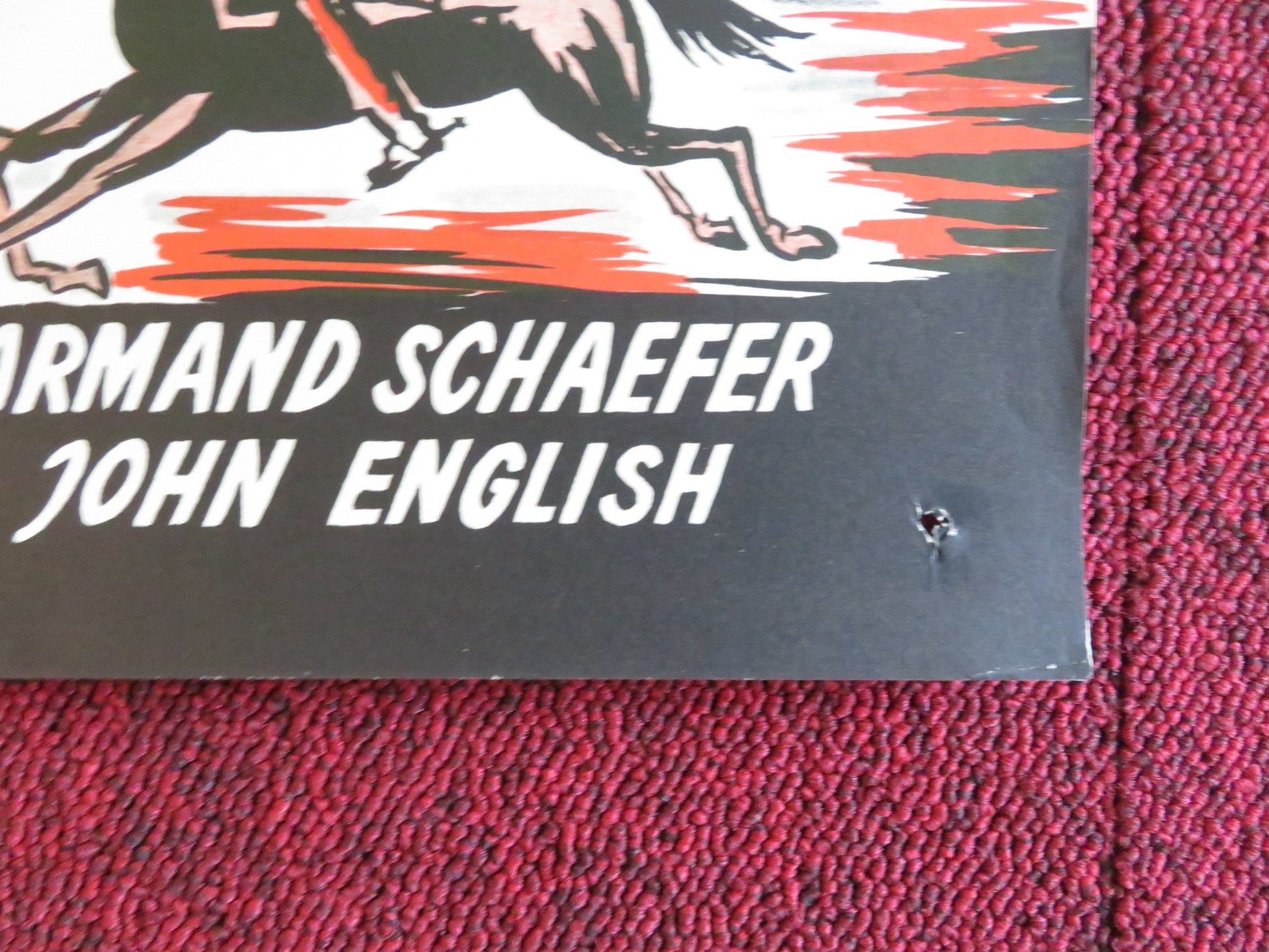 INDIAN TERRITORY DANISH POSTER ROLLED GENE AUTRY GAIL DAVIS 1952 Rendezvous Cinema Movie posters